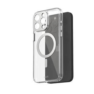 Moshi iGlaze MagSafe - Etui iPhone 15 Pro Max (Luna Silver) - Etui i futerały do telefonów - miniaturka - grafika 5