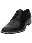 Półbuty męskie - Bugatti Skórzane trzewiki w kolorze czarnym - miniaturka - grafika 1