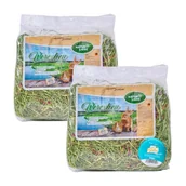 Karma dla gryzoni - NATURHOF SCHRÖDER Siano Naturhof Schröder z okolic Wezery z kwiatami, luźno wiązane 2x500 g - miniaturka - grafika 1