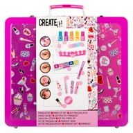 Zabawki kreatywne - CREATE IT!, Make-up Zestaw W Walizce Metalowej - miniaturka - grafika 1