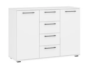 Komoda FLEX KM-2 biała z szufladami - Komody - miniaturka - grafika 1