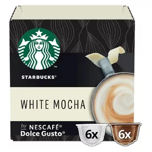 Kapsułki Nescafé Dolce Gusto STARBUCKS® White Mocha 12 sztuk - Kawa w kapsułkach i saszetkach - miniaturka - grafika 1