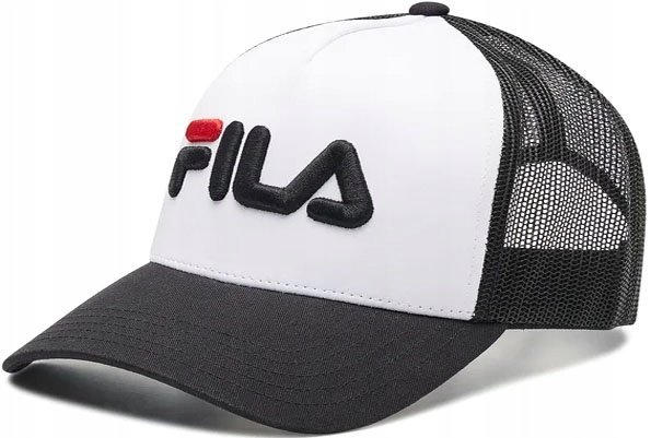 FILA CZAPKA MĘSKA Z DASZKIEM FILA TRUCKER CAP CZARNA BEJSBOLÓWKA