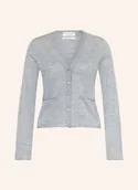 Swetry damskie - Marc O'polo Kardigan grau - miniaturka - grafika 1