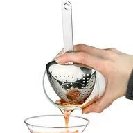 Shakery barmańskie - Sitko barmańskie julep trójkątne ze stali nierdzewnej - miniaturka - grafika 1