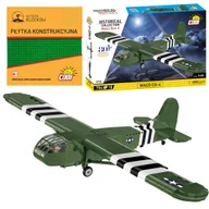 Klocki - Cobi 5755 Samolot Waco CG-4 HC WW2 784 El. + PŁYTKA - miniaturka - grafika 1
