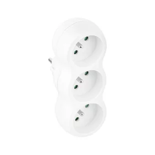 Elgotech Rozgałęźnik wtyczkowy 3-gniazda z/u R-30CA R-30CA - Rozgałęźniki - miniaturka - grafika 1