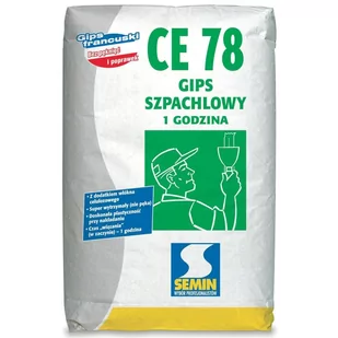 Gips szpachlowy Semin CE 78 20 kg - Gipsy i gładzie gipsowe - miniaturka - grafika 1