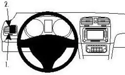 ProClip do Volkswagen Golf VI 09-12 - Uchwyty samochodowe do telefonów - miniaturka - grafika 1