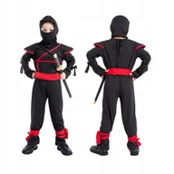 Stroje karnawałowe - Strój Ninja Dla Chłopca Przebranie Na Halloween Wojownik Karnawał Xl - miniaturka - grafika 1