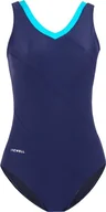 Stroje kąpielowe - Crowell Kostium kąpielowy damski Crowell Angie kol.02 granatowo-niebieski 38 - miniaturka - grafika 1