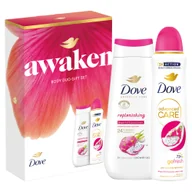 Zestawy kosmetyków damskich - Dove zestaw Awaken: Żel pod prysznic + Antyperspirant - miniaturka - grafika 1