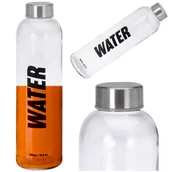 Shakery i bidony sportowe - Butelka Szklana Na Napoje 750 Ml, Wzór Water - miniaturka - grafika 1