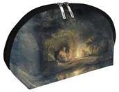 Kosmetyczki, organizery i kuferki - Kosmetyczka Krajobraz z odpoczynkiem podczas Ucieczki do Egiptu Rembrandt - miniaturka - grafika 1