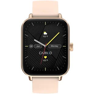 Carneo Versa HR+ Różowy - Smartwatch - miniaturka - grafika 1