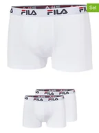Majtki męskie - Fila Bokserki (2 pary) w kolorze białym - miniaturka - grafika 1