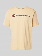 Koszulki męskie - T-shirt z nadrukiem z logo - miniaturka - grafika 1
