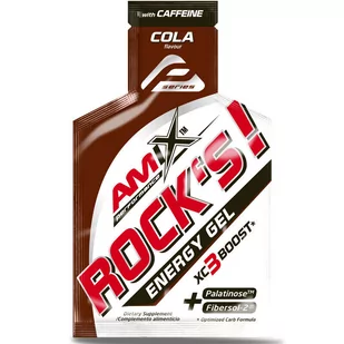Amix Rock's! Energy Gel With Caffeine 32g ZEL ENERGETYCZNY Z KOFEINA - Produkty specjalne dla sportowców - miniaturka - grafika 1