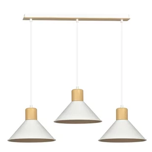 Emibig Rowen lampa wisząca 3-punktowa biała 1045/3 1045/3 - Lampy sufitowe - miniaturka - grafika 1