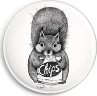 Magnesy - Magnes Wiewiórka z chipsami - miniaturka - grafika 1