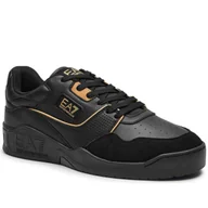 Moda i Uroda OUTLET - EA7 Skórzane sneakersy - miniaturka - grafika 1
