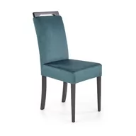 Krzesła - Krzesło Drewniane Clarion 2 Czarny / Ciemny Zielony Halmar - miniaturka - grafika 1