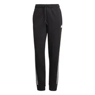 Dresy damskie - Spodnie dresowe damskie adidas FUTURE ICONS 3-STRIPES czarne HT4704-L - miniaturka - grafika 1