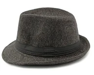 Czapki męskie - KAPELUSZ czapka Alessio MĘSKI damski WIOSNA JESIEŃ FEDORA - miniaturka - grafika 1