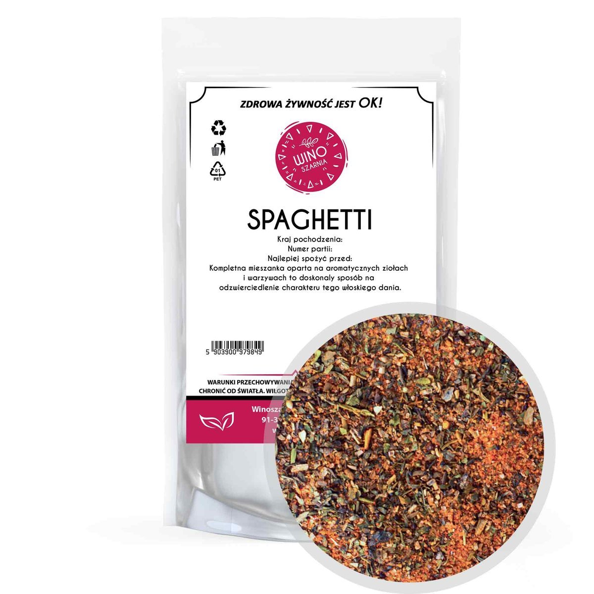 Przyprawa do Spaghetti - 250g makaronu