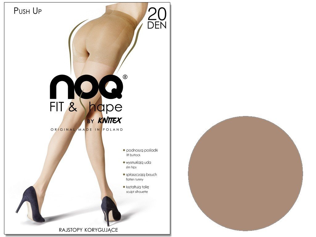 Rajstopy Modelujące Sylwetkę Push Up 20 Den 5 Beige