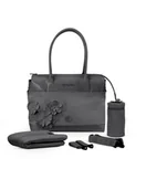 Torby i organizery dla mam - Cybex Torba do wózka Platinum Simply Flowers Dream grey - miniaturka - grafika 1