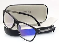 Okulary korekcyjne, oprawki, szkła - Okulary do komputera męskie z filtrem Blue Light PolarZONE 760K - miniaturka - grafika 1