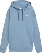 Bluzy damskie - Bluza damska Puma ESS Relaxes Hoodie niebieska 684976 34 M - miniaturka - grafika 1