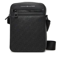Torby męskie - Saszetka Tommy Hilfiger Th Monogram Mini Reporter AM0AM13836 Czarny - miniaturka - grafika 1