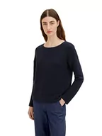 Swetry damskie - TOM TAILOR Damski sweter 1036918, 10668 - Sky Captain Blue, XS - miniaturka - grafika 1