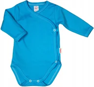 Body dla niemowląt - Body KOPERTOWE polskie TURKUS r 68 KLEKLE - miniaturka - grafika 1