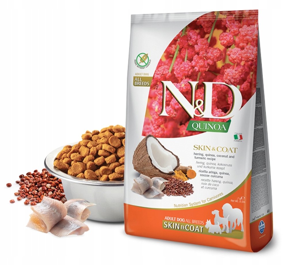 Farmina N&D Grain Free Quinoa Skin & Coat Herring 7 kg