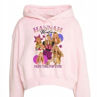 BLUZA KRÓTKA RÓŻOWA Z Kapturem Do Szkoły Dla Fana HANNAH MONTANA Wzory 122 - Bluzy męskie BLUZA KRÓTKA RÓŻOWA Z Kapturem Do Szkoły Dla Fana HANNAH MONTANA Wzory 122 - Bluzy męskie - miniaturka - grafika 1