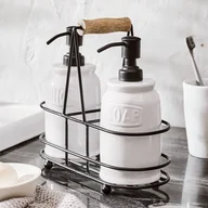 Mydelniczki i dozowniki mydła - Zestaw łazienkowy Liora - miniaturka - grafika 1