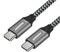Kable USB - Kabel PREMIUMCORD USB 3.2 Gen 1 USB-C (M/M), Fun Braid, 2m - miniaturka - grafika 1