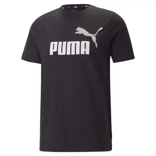 Koszulki sportowe męskie - Koszulka fitness męska Puma ESS+ 2 Col Logo Tee - grafika 1