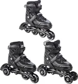 Rolki - Rolki-Wrotki 3w1 Croxer Optima Black 35-38 - miniaturka - grafika 1