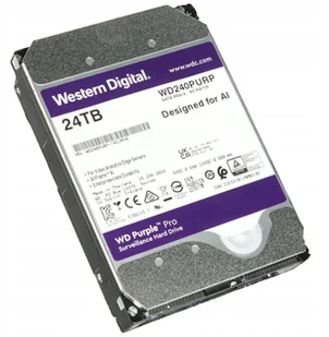 DO REJESTRATORA HDD-WD240PURP 24TB 24/7 WESTERN DIGITAL - Dyski HDD - miniaturka - grafika 1