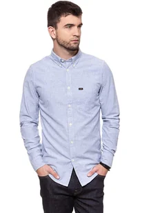 Lee, Koszula męska, Button Down Beyond Blue Tall L880Cnkt, rozmiar S - Koszule męskie - miniaturka - grafika 1