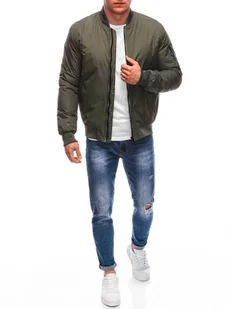 Kurtka bomberka - oliwkowy - Moda i Uroda OUTLET - miniaturka - grafika 1