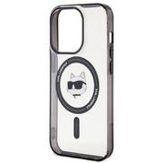 Etui i futerały do telefonów - Karl Lagerfeld Etui Hardcase IML Choupette`s Head Magsafe do iPhone 15 Plus 6.7 cala Przezroczysty KLHMP15MHCHNOTK - miniaturka - grafika 1