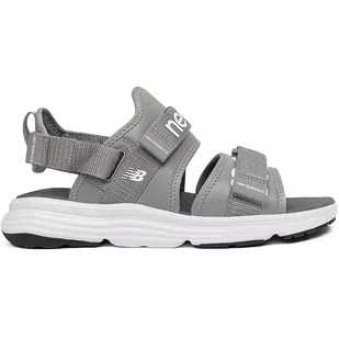 Sandały męskie New Balance SUA750C3  szare - Klapki i japonki męskie - miniaturka - grafika 1