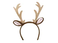 Dodatki do strojów karnawałowych - Opaska Rogi Renifera z uszami - 1 szt. - miniaturka - grafika 1