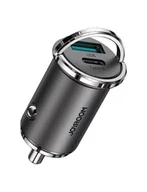 Ładowarki samochodowe - Joyroom USB Typ C / USB 45 W 5 A Power Delivery Quick Charge 3.0 AFC SCP C-A35 Szary - miniaturka - grafika 1