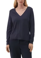 Swetry damskie - s.Oliver BLACK LABEL Damski sweter z dzianiny, niebieski, 44 - miniaturka - grafika 1